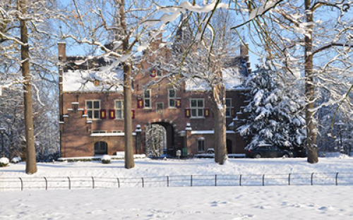 The Gate House, entry to the Nyenrode winter wonderland...
