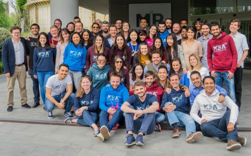 Stephen (standing, far right) with MIP Politecnico di Milano’s international MBA class