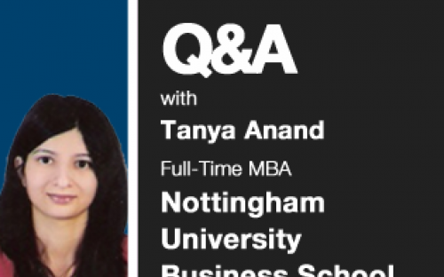 Nottingham University MBA 2011 Tanya Anand