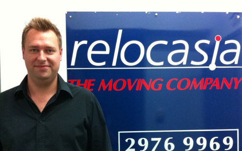Ben Tyrrell co-founded his own international removals business