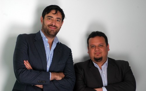 Cass EMBA graduates Leo Castellanos, left, and Alfredo Ramirez are running an online start-up