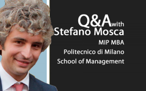 The careers service at MIP helped Stefano secure a project at Italy's Barilla Group