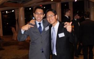 Justin and classmate (Senior Vice President of Shinhan Bank) at the Elite Mentorship Programme (EMP)