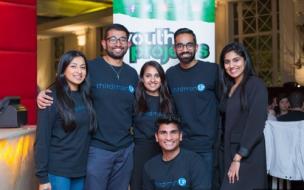 (from left) Third Man Up co-founders Suri, Jude, Natasha, Rishi, & Srinath