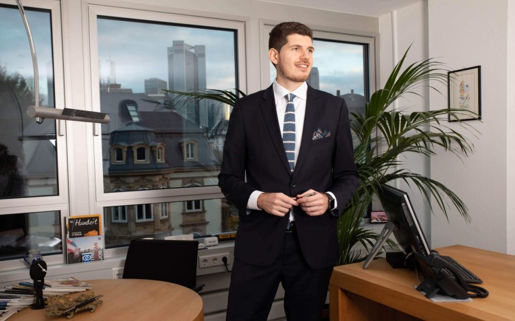 Eliomaria became a CEO after completing his Master's in Management in Frankfurt ©Eliomaria Narducci 