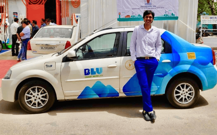 Punit Goyal plans to have BluSmart established in every major city across India ©Punit Goyal