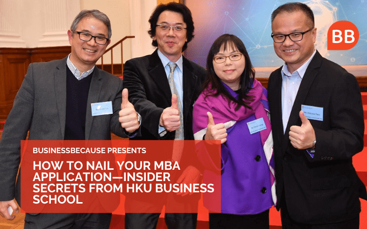 Find out everything you need to know to nail your MBA application with insider secrets from HKU Business School (c)HKU Facebook