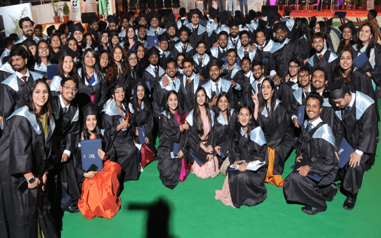 Graduates of IIM Indore, who have enjoyed a record placement season in 2023 © IIM Indore Facebook