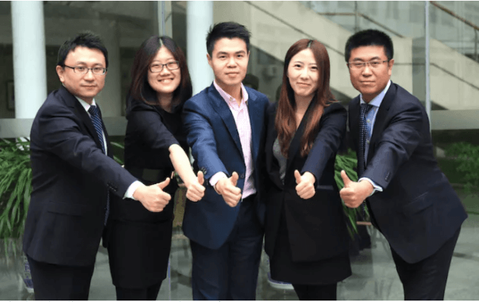 Wilson (center) used his MBA experience to discover his passion for venture capital