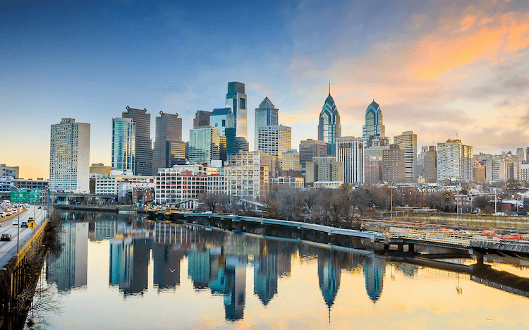 Philadelphia is just one US city where you can study a top MBA while living at a more affordable rate ©f11photo via iStock