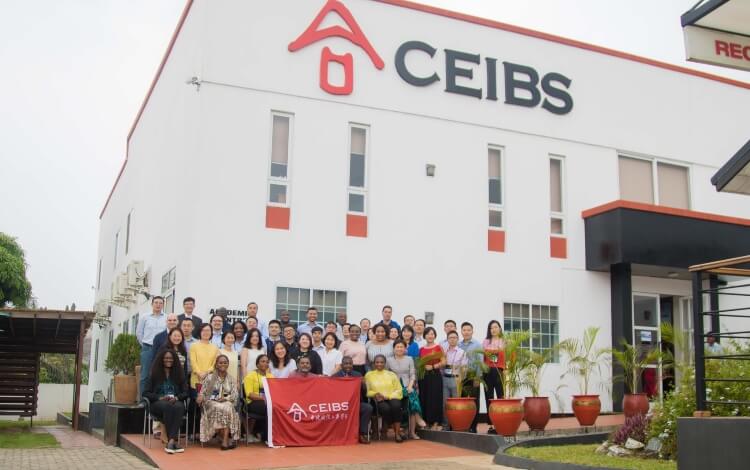 CEIBS MBA students on campus