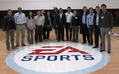 Members of the High Tech Business Association at UCLA's Anderson School of Management