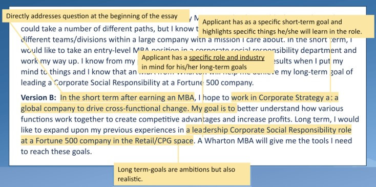 personal statement example for mba