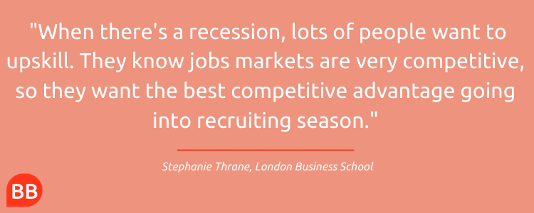 Stephanie Thrane, recruitment & admissions director at London Business School