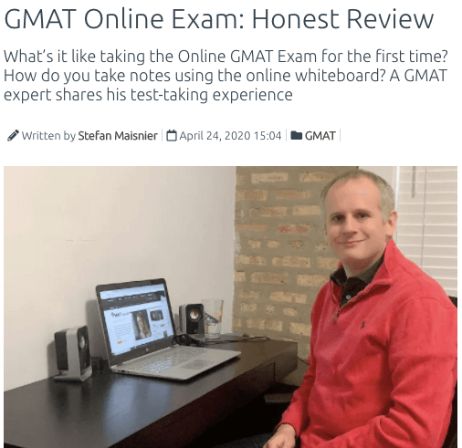 gmat online exam review