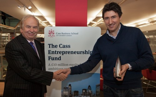 Cass Business School MBA Simo Dragicevic won the Entrepreneurial Venture Award