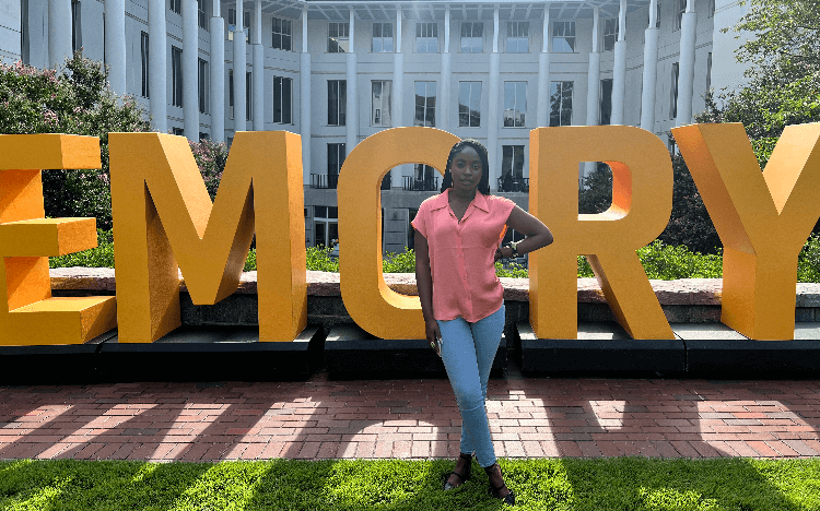 Saran Kaba leveraged her MBA at Emory University's Goizueta Business School to secure an internship with Morgan Stanley