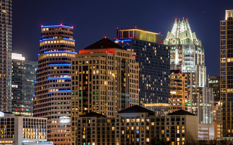 Skyscrapers in Austin