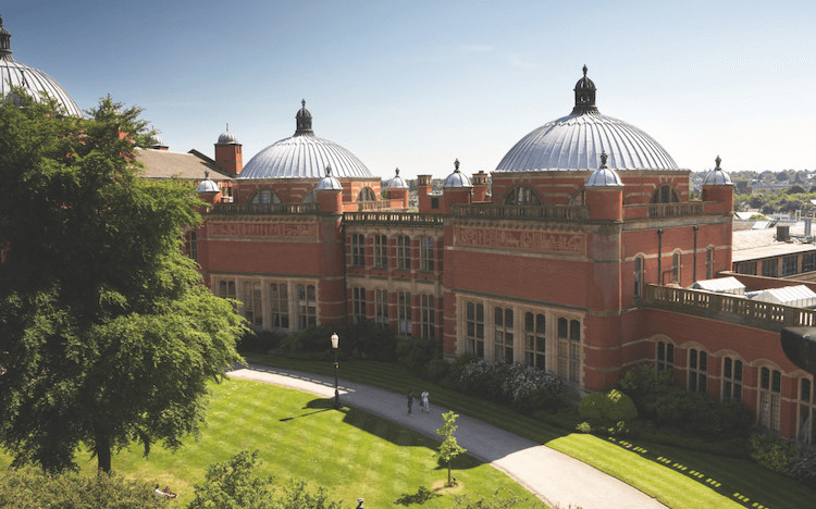 Online MBA programs are often regarded the same by employers as in-person options - pictured: Birmingham Business School campus building ©Birmingham Business School