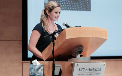 Britney Sussman was President of the UCLA Anderson Women's Business Connection during her MBA