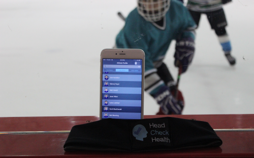 The mobile app helps athletic therapists immediately identify concussion