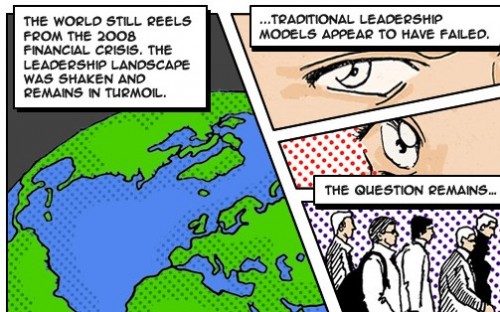 The Leadership Summit's comic strip theme - inspired by the Roy Lichtenstein exhibition in town?