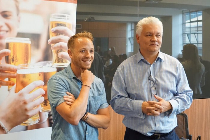 ©MelbourneBusinessSchool - Jean-Phillipe Richer (left) is AB InBev's APAC senior director for talent