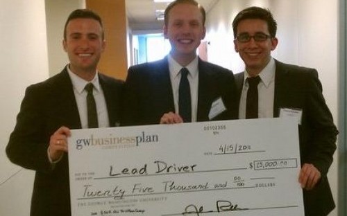 Members of the LeadDriver team (l-r): Danny Zaslavsky, Anthony Shop and Thomas Sanchez