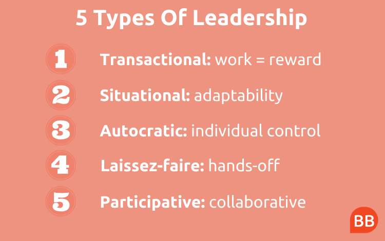 5 Types Of Leadership Styles And When To Use Them