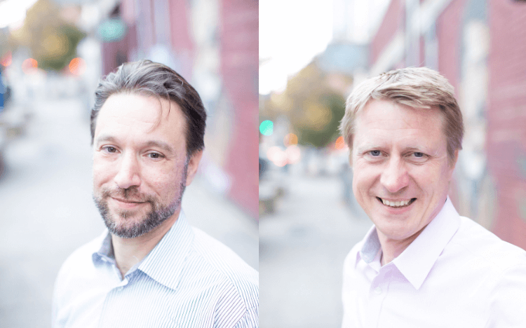 Abilitie chief research officer Nathan Kracklauer (left) and CEO Bjorn Billhardt (right) have compiled 22 years of management teaching into their new book