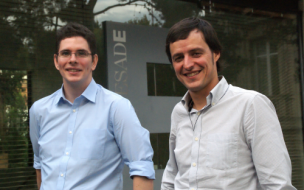 Oscar Flores Guri, left, and co-founder Miquel Bru