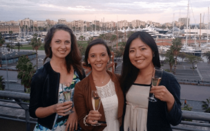 Urara (right) wasn't looking for MBA jobs at Google before she joined IESE