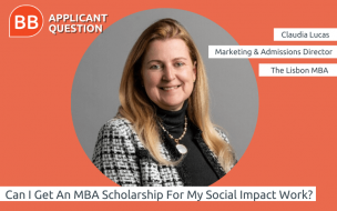 Are there any MBA scholarships with a focus on social impact? Claudia Lucas of the Lisbon MBA walks you through the program's Social Impact Award