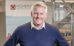 Bernt Blankholm, CEO of Highered, says virtual MBA jobs fairs could become the future of recruiting after COVID-19