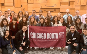 Top MBA Courses like the Chicago Booth MBA support grads as they launch into finance jobs ©Chicago Booth Facebook