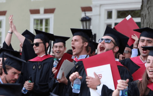 Schools like Harvard will be celebrating an increase in overall applications to US business schools ©HBS Facebook