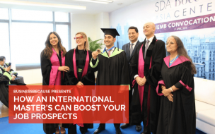 Graduating from SDA Bocconi Asia Center could increase your chances of getting hired internationally (©SDABocconiAsiaCenter / Facebook)