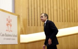 Mark Carney, Governor of the Bank of England, speaking at finance-focused Cass Business School