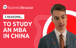 MBA grad Jan Hartmann (pictured) went from a job in Accenture to an MBA in China 