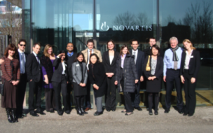 A group of members from the Healthcare Club at London Business School