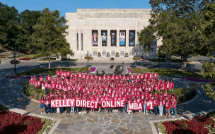 Indiana University’s Kelley School of Business tops the US News and World Report Rankings for best Online MBAs ©Kelley FB