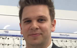 He’s spent 15 years at Boots Opticians, where he has risen to multi-site manager