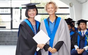 Huijue Ye (left) graduated with an MBA from Copenhagen Business School this year