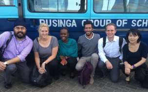 IESE graduate Victoria Teworte, second left, on immersion in Nairobi