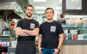 Kellogg MBA Noah Bleicher (left) and his partner Alan Moy are owners of Viet Nom Nom