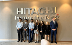 Georgetown MBA student, Luke McGinty traveled to Singapore to consult on marketing strategies with Hitachi 
