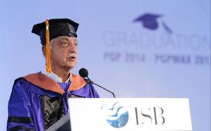 Azim Premji, chairman of Wipro Ltd, at ISB's graduation day