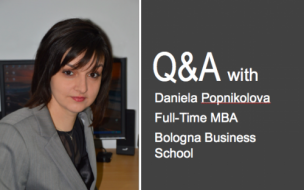 Bologna financial high-achiever Daniela Popnikolova sets herself high standards