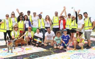 Sam organized Sydney’s Rainbow Walk in support of same-sex marriage in October 2017