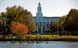 Baker Library in the fall at the world's most desirable business school ©Harvard Business School